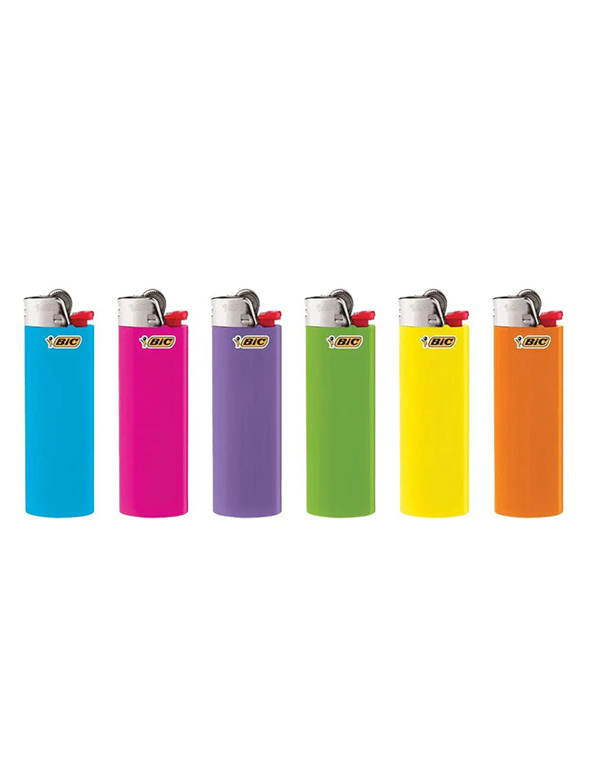 BiC Maxi j6 Pocket Lighter, Muliple colour assortment